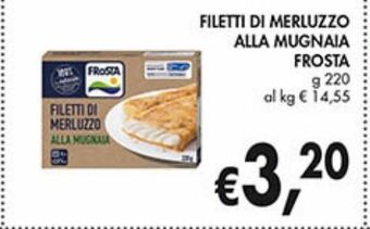 Supermercato Coal Filetti di merluzzo alla mugnaia frosta g 220 offerta