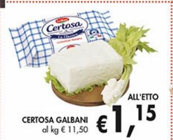 Supermercato Coal Certosa galbani offerta