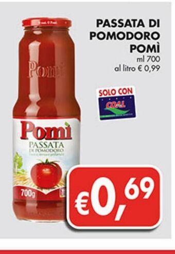 Supermercato Coal Passata di pomodoro pomì offerta