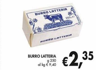 Supermercato Coal Burro latteria offerta