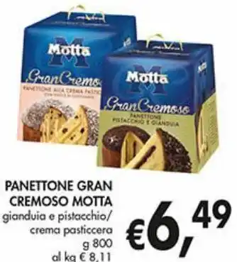 Supermercato Coal Panettone gran cremoso motta offerta
