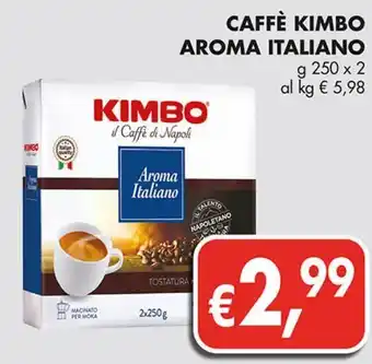 Supermercato Coal Caffe kimbo aroma italiano offerta