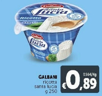 Deco Supermercati Galbani Ricotta offerta