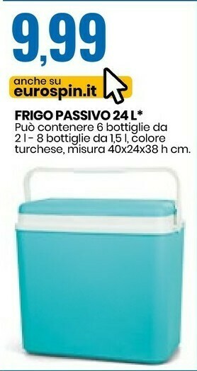 Eurospin Frigo Passivo 24 L offerta