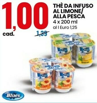 Eurospin The Da Infuso Al Limone/ Alla Pesca offerta
