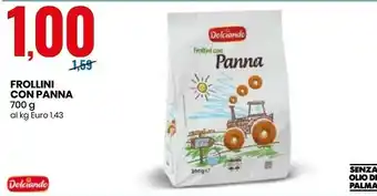 Eurospin Frollini Con Panna offerta