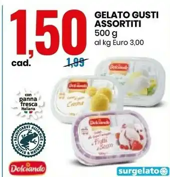 Eurospin Dolciando Gelato Al Limone 500 G(ml) offerta
