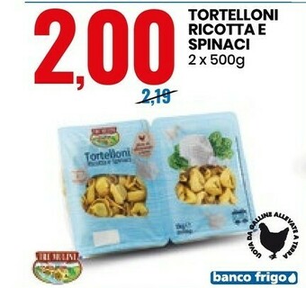Eurospin Tre Mulini Tortellini Ricotta E Spinaci offerta