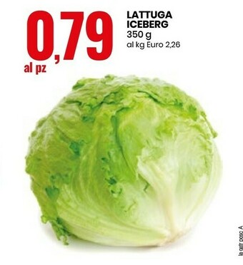 Eurospin Lattuga Iceberg offerta