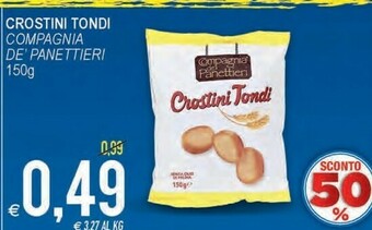 MD Discount Compagnia dei panettieri Crostini Tondi offerta