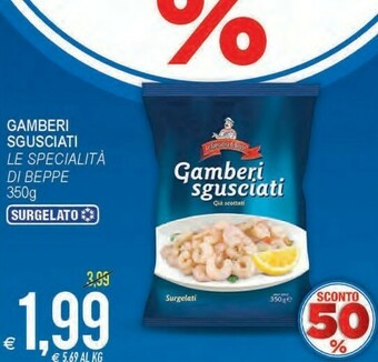 MD Discount Le Specialità di Beppe Gamberi Sgusciati offerta