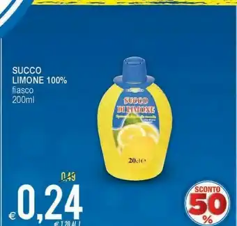 Succo Limone 100% Fiasco