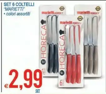 Marietti Set 6 Coltelli