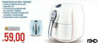 MD Discount Mxd Friggitrice Ad Aria Airking offerta