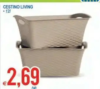 MD Discount Cestino Living offerta