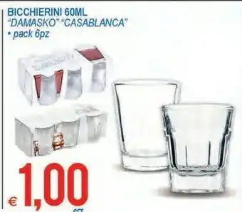 MD Discount Bicchierini 60ml Damasko offerta