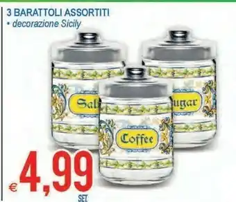 3 Barattoli Assortiti