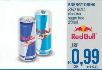 MD Discount Red bull Senza Zuccheri Energy Drink 250 G(ml) offerta
