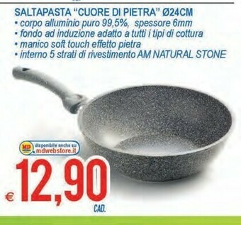 Saltapasta Cuore Di Pietra 24cm