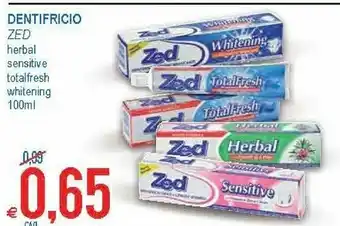 MD Discount Zed Dentifricio offerta