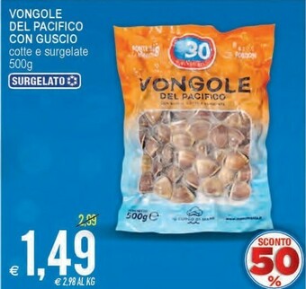 MD Discount Vongole Del Pacifico Con Guscio offerta