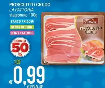MD Discount La Fattoria Prosciutto Crudo Senza Glutine Senza Lattosio offerta