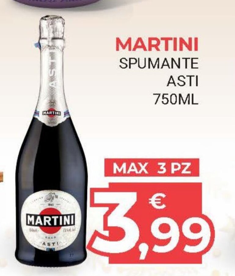 Martini Spumante Asti 750ml offerta di Eté