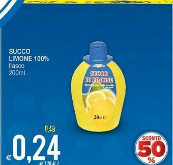 MD Discount Succo Limone 100% Fiasco offerta