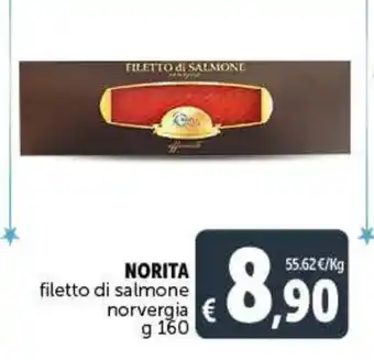 Deco Superstore Norita filetto di salmone norvegia 160 g offerta