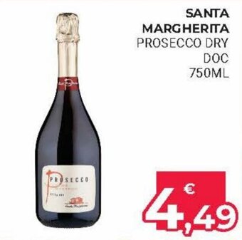 Eté Santa Margherita Prosecco Dry DOC 750ml offerta