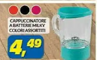 Risparmio Casa RisparmioCasa Cappucinatore A Batterie Milky offerta