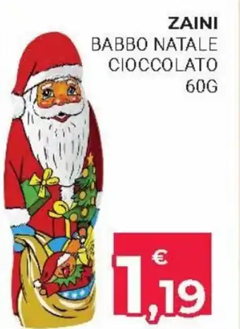 Eté Zaini Babbo Natale Cioccolato 60g offerta