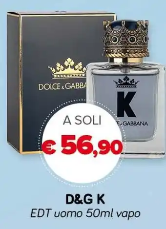 Maxi Supermercati D&G K EDT uomo 50ml vapo offerta