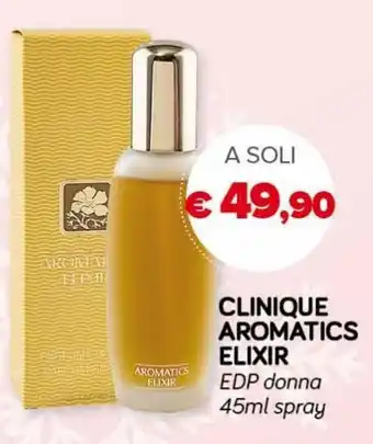 Il Tulipano Clinique Aromatics Elixir EDP donna 45 ml spray offerta