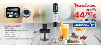 Euronics Moulinex Mixer ad immersione DD6578 offerta