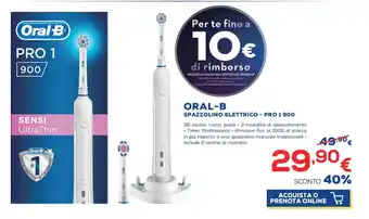 Euronics Oral-B Spazzolino Elettrico - Pro 1 900 offerta