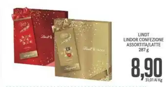 Supermercati Piccolo Lindt Lindor Confezione Assortita/Latte 287 g offerta