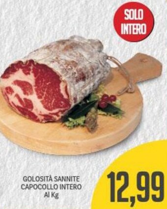 Supermercati Piccolo Golosità Sannite Capocollo Intero offerta