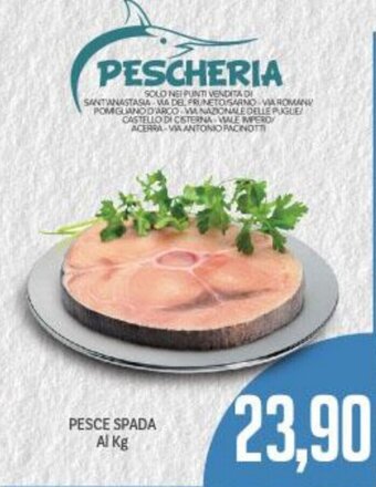 Supermercati Piccolo Pesce Spada offerta