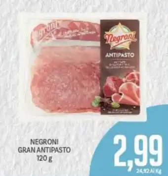 Supermercati Piccolo Negroni Gran Antipasto 120 g offerta