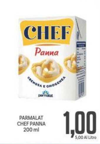 Supermercati Piccolo Parmalat Chef Panna 200 ml offerta