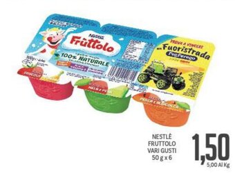 Supermercati Piccolo Nestlè Fruttolo vari gusti 50 g x 6 offerta
