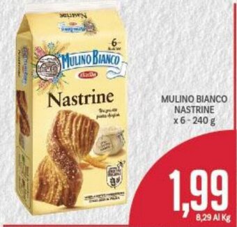 Supermercati Piccolo Mulino Bianco Nastrine x 6 240 g offerta