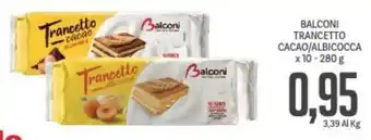 Balconi Trancetto Cacao/Albicocca x10 - 280 g