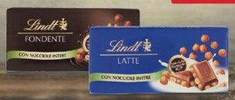 Supermercati Piccolo Lindt Lindor Tavoletta di Cioccolato vari gusti 100 g offerta