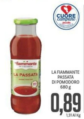 Supermercati Piccolo La Fiammante Passata di Pomodoro 680 g offerta