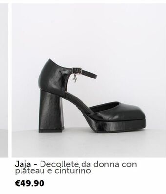 Decollete da donna con plateau e cinturino