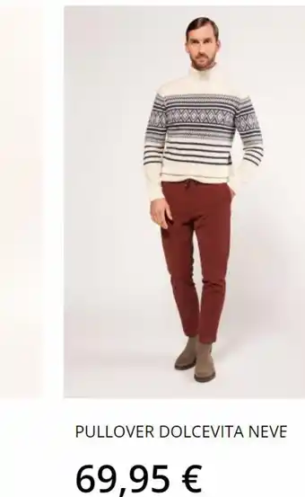 Pullover dolcevita neve