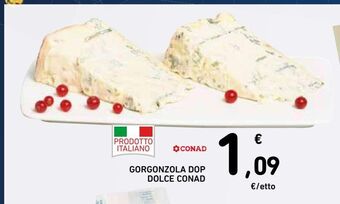 Spazio Conad Gorgonzola dop. dolce conad offerta