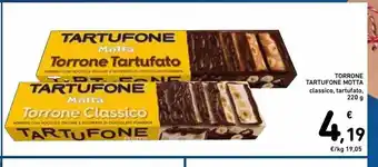 Spazio Conad Torrone tartufone motta offerta